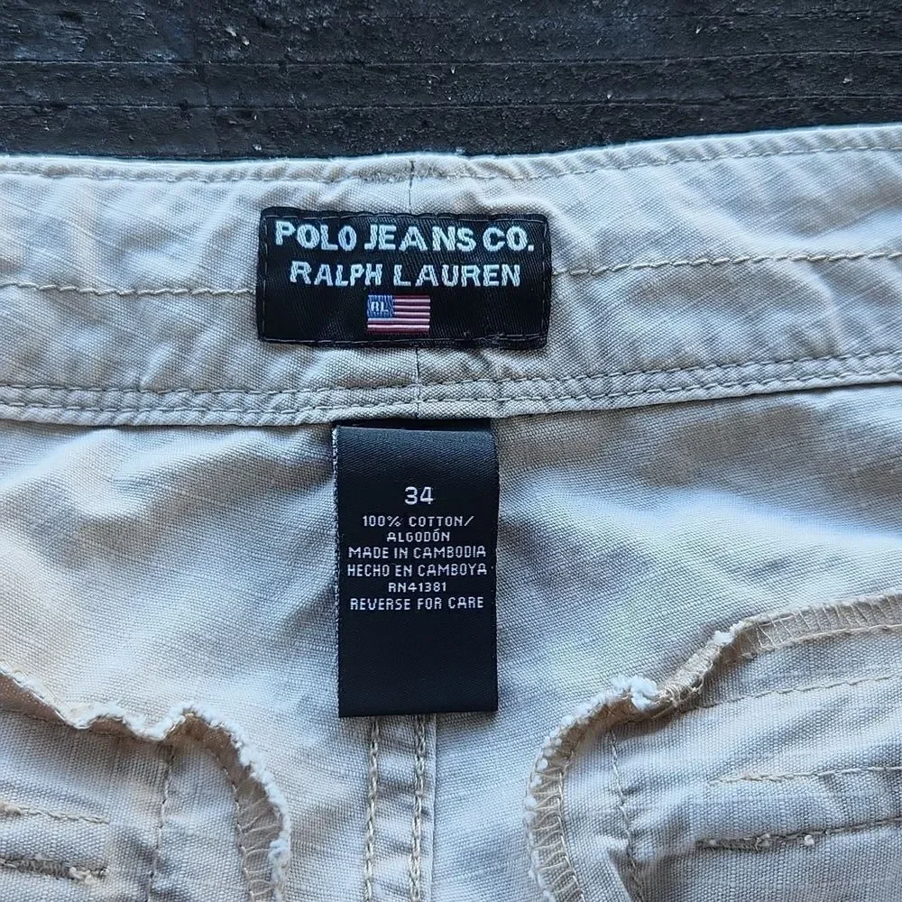 Polo Ralph Lauren Military Surplus Cargo Shorts 34